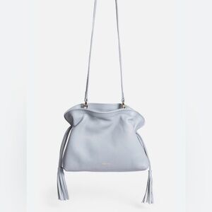 Johnny Was Cinch Pouch Italian Leather Crossbody Bag NWT and Dustbag “Moss”